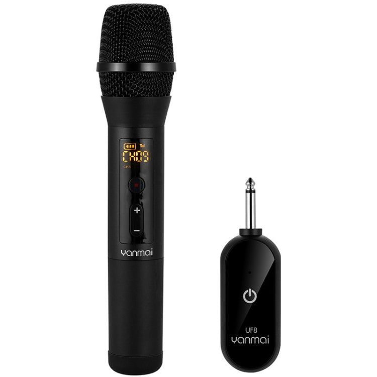 Yanmai UF8 UHF Wireless Dynamic Microphone with LCD Display - Consumer Electronics by Yanmai | Online Shopping UK | buy2fix