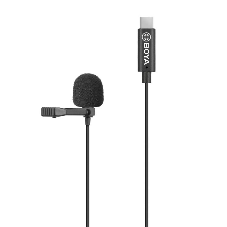 BOYA BY-M3-OP For DJI OSMO Pocket Clip-on Digital Lavalier Microphone (Black) - Consumer Electronics by BOYA | Online Shopping UK | buy2fix