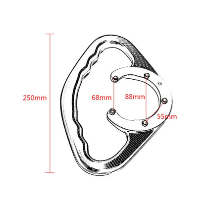 MT07 Modified CNC Fuel Tank Handrail MT09 Universal Fuel Tank Cap Handrail for Yamaha Series(White) - Others by buy2fix | Online Shopping UK | buy2fix