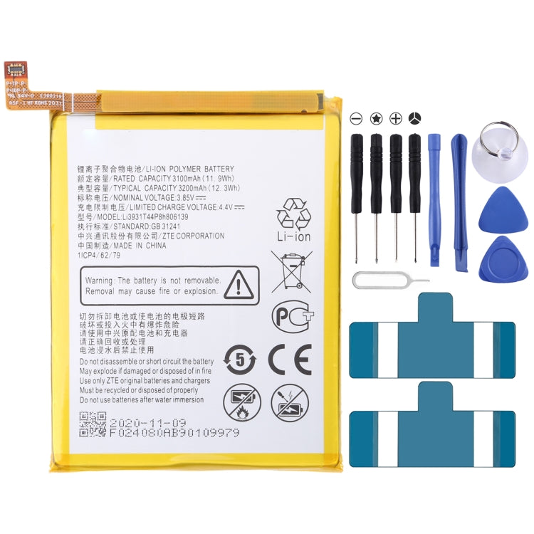 3200mAh Li3931T44P8h806139 Li-Polymer Battery for ZTE Blade V9 / V10 / V9 Vita / V10 Vita / A5 (2020) - Others by buy2fix | Online Shopping UK | buy2fix