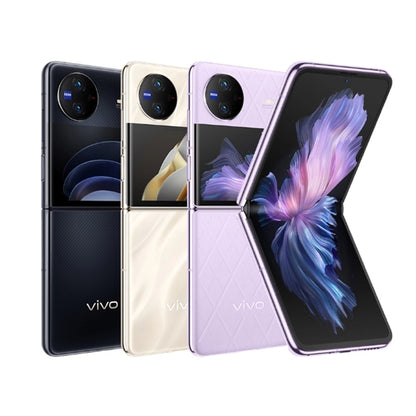 vivo X Flip 5G, 50MP Camera, 12GB+256GB, Dual Back Cameras, Side Fingerprint Identification, 4400mAh Battery, 6.74 inch + 3.0 inch Android 13.0 OriginOS 3 Qualcomm Snapdragon 8+ Gen1 Octa Core up to 3.0GHz, NFC, OTG, Network: 5G (Purple) - vivo by vivo | Online Shopping UK | buy2fix