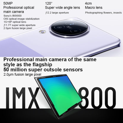 Xiaomi Civi 3 5G, 50MP Camera, 16GB+1TB, Triple Back Cameras + Dual Front Cameras, In-screen Fingerprint Identification, 4500mAh Battery, 6.55 inch MIUI 14 Dimensity 8200-Ultra Octa Core 4nm up to 3.1GHz, Network: 5G, NFC (Purple) - Xiaomi MI by Xiaomi | Online Shopping UK | buy2fix