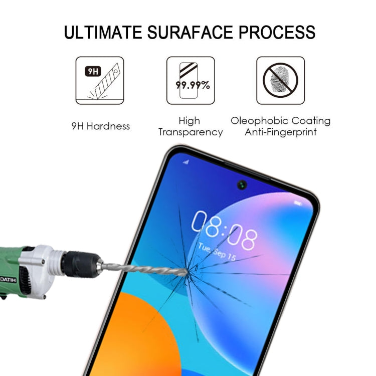 For Huawei P Smart 2021 25 PCS Full Glue Full Screen Tempered Glass Film - Huawei Tempered Glass by PINWUYO | Online Shopping UK | buy2fix