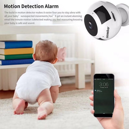 Anpwoo MN003 360 Degrees Panoramic 960P HD WiFi IP Camera, Support Motion Detection & Infrared Night Vision & TF Card(Max 64GB) - 360 Degree Camera by Anpwoo | Online Shopping UK | buy2fix