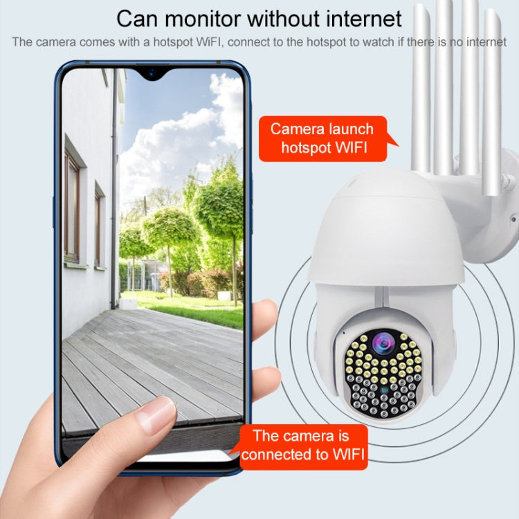 AL-63 2.0 Million Pixels 1080P HD WiFi IP Camera, Support Night Vision & Motion Detection & Two-way Intercom & TF Card, UK Plug - Security by buy2fix | Online Shopping UK | buy2fix