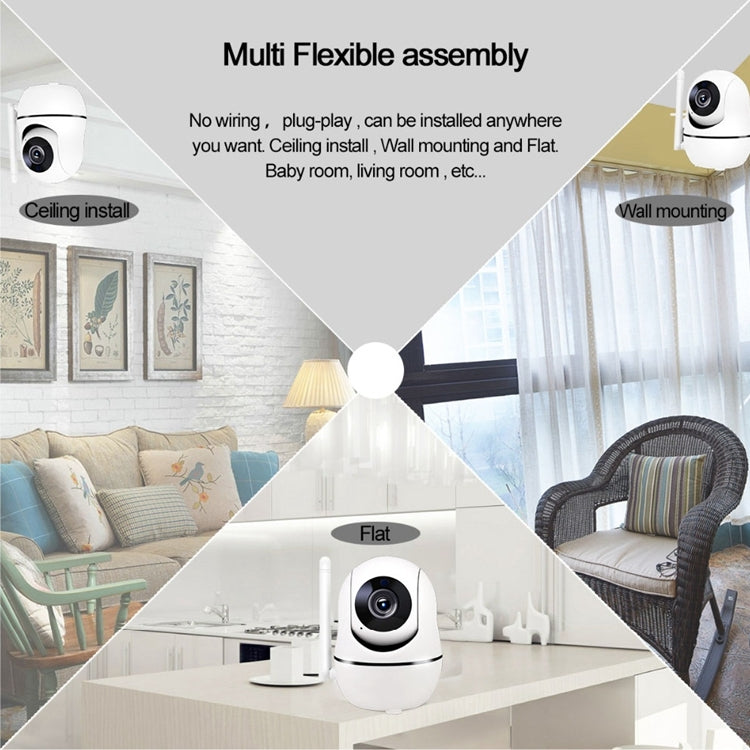 Anpwoo YT008 720P HD WiFi IP Camera, Support Motion Detection & Infrared Night Vision & SD Card(Max 32GB)(White) - Security by Anpwoo | Online Shopping UK | buy2fix