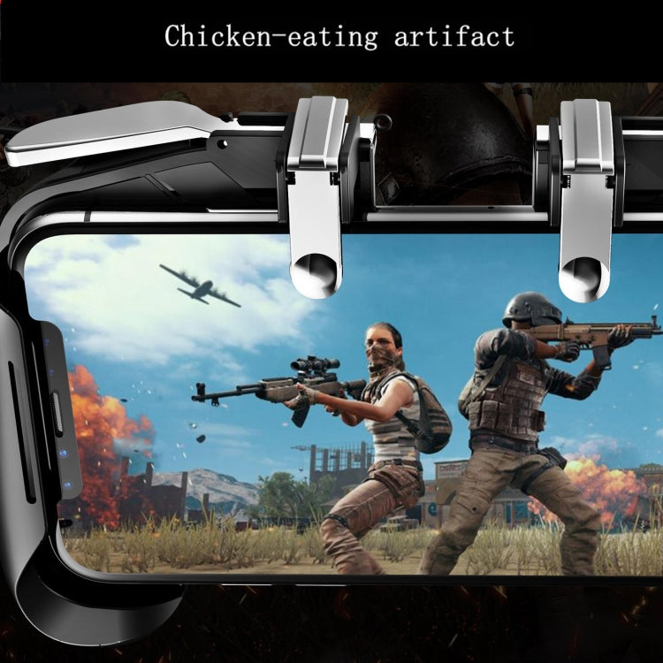 AK16 Multi-function Eating Chicken Gamepad Handle Mobile Game Scoring Tool (Blue) - Controller Gamepad by buy2fix | Online Shopping UK | buy2fix