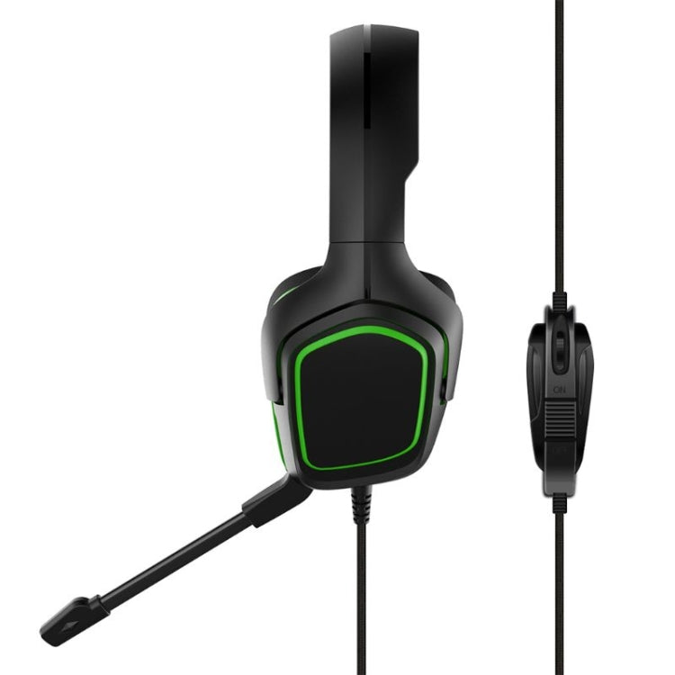 IPEGA PG-R006 Computer Games Wired Headset Noise Reduction Headphones with Mic for Sony PS4 / Nintendo Switch Lite / PC / Phones(Green) - Multimedia Headset by ipega | Online Shopping UK | buy2fix