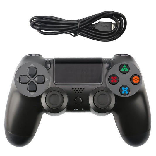 Snowflake Button Wired Gamepad Game Handle Controller for PS4(Black) - Gamepads by buy2fix | Online Shopping UK | buy2fix