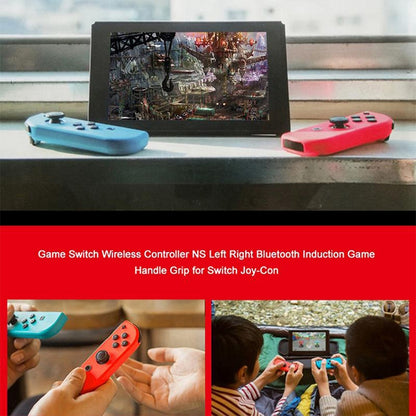 Left and Right Bluetooth Wireless Joypad Gamepad Game Controller for Switch(Blue + Red) - Gamepads by buy2fix | Online Shopping UK | buy2fix
