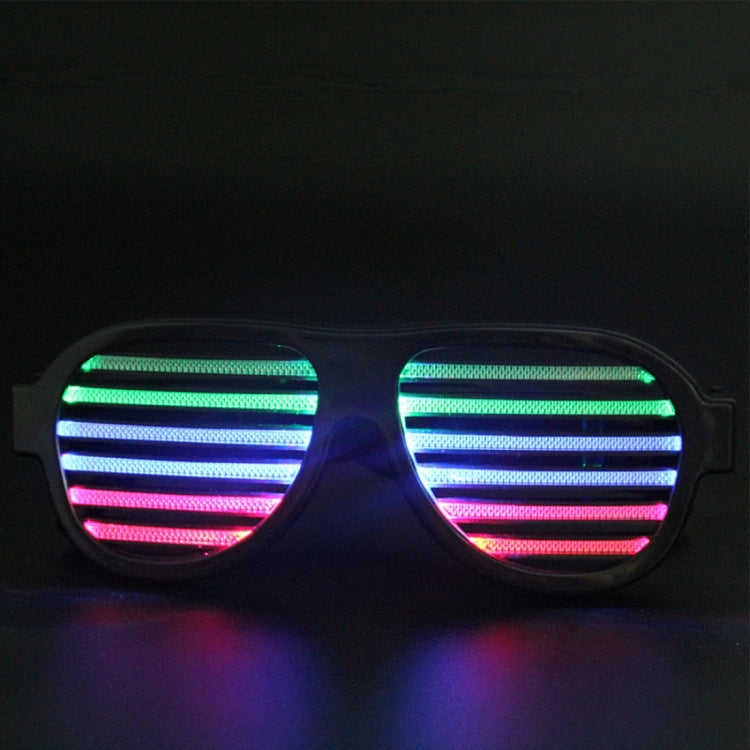 LED-CM03 LED Musical Shades Sound & Music Active LED Party Glasses with USB Charger - Glow Party Supplies by buy2fix | Online Shopping UK | buy2fix