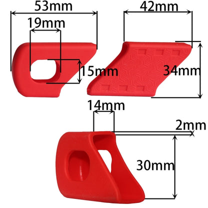 BIKERSAY CP001 Bicycle Crank Cover Silicone Arm Sleeve (Red) - Outdoor & Sports by BIKERSAY | Online Shopping UK | buy2fix