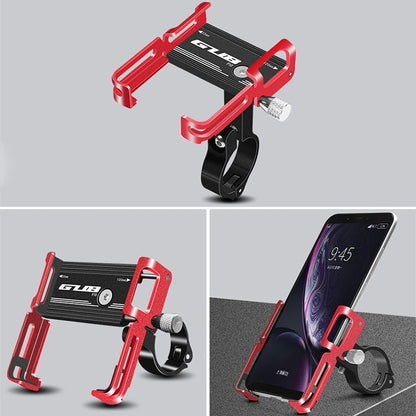 GUB P10 Aluminum Bike Phone Holder(Black Red) - Outdoor & Sports by GUB | Online Shopping UK | buy2fix
