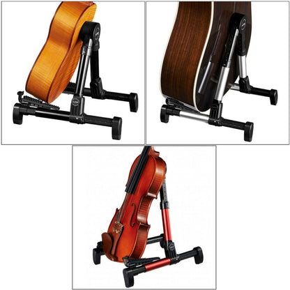 Simple Folding Vertical Guitar Violin Ukulele Bracket Musical Instrument Stand - Stringed Instruments by buy2fix | Online Shopping UK | buy2fix