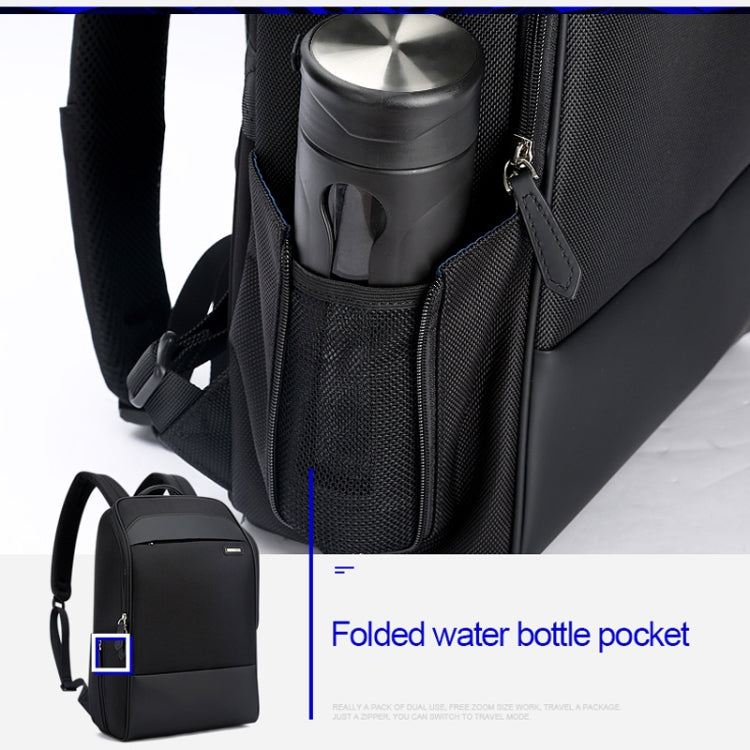 Bopai 751-006881 Business Anti-theft Waterproof Large Capacity Double Shoulder Bag,with USB Charging Port, Size: 30x14x44cm(Black) - 15.6 - 17 inch by Bopai | Online Shopping UK | buy2fix