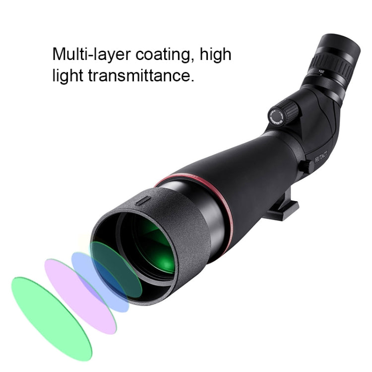 HTK-72 20x-60x High Definition Night Vision Zoom Monocular Telescope for Outdoor Camping Birdwatching with Tripod(Black) - Monocular Binoculars by Zoom | Online Shopping UK | buy2fix