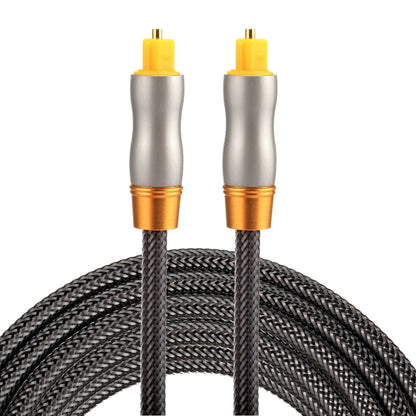 2m OD6.0mm Gold Plated Metal Head Woven Line Toslink Male to Male Digital Optical Audio Cable - Audio Optical Cables by buy2fix | Online Shopping UK | buy2fix