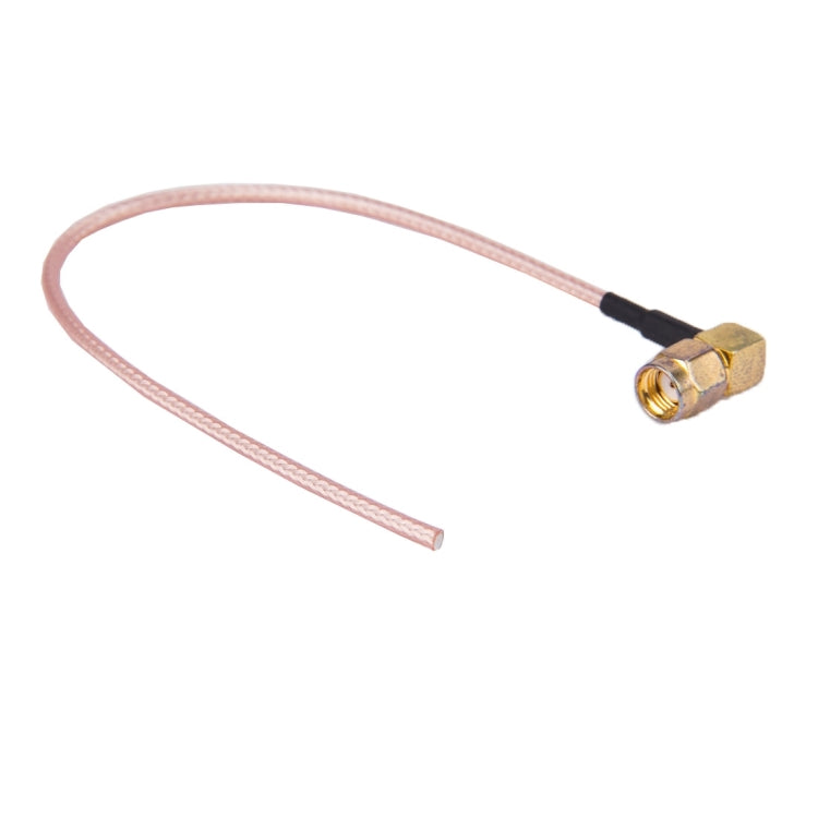 RP-SMA Male Nut Bulkhead Pigtail 2.5mm Cable, Length: 20cm - Connectors by buy2fix | Online Shopping UK | buy2fix