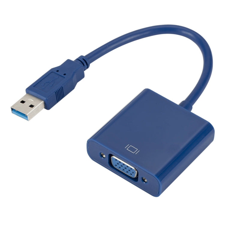 External Graphics Card Converter Cable USB3.0 to VGA, Resolution: 1080P(Blue) - Converter by buy2fix | Online Shopping UK | buy2fix