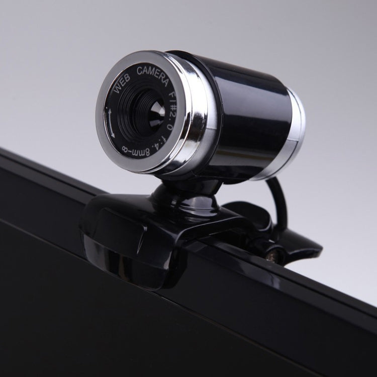 HXSJ A860 30fps 480P HD Webcam for Desktop / Laptop, with 10m Sound Absorbing Microphone, Length: 1.4m(Black) - HD Camera by HXSJ | Online Shopping UK | buy2fix
