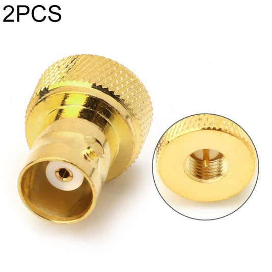 2 PCS BNC Female to SMA Male RF Coaxial Connector - Consumer Electronics by buy2fix | Online Shopping UK | buy2fix