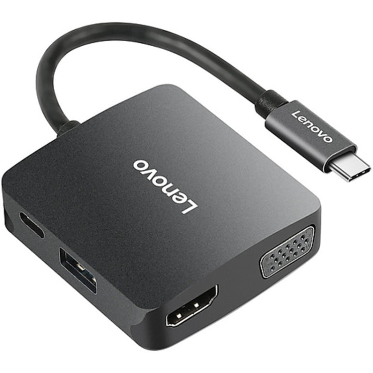 Lenovo C06 6 In 1 Type-C / USB-C to HDMI / VGA Universal Converter Docking Station - Computer & Networking by Lenovo | Online Shopping UK | buy2fix