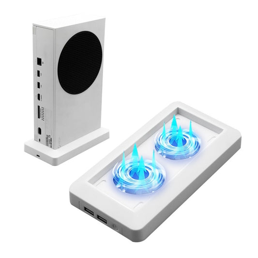 Host Cooling Fan Base with 2 USB Ports for XBOX Series S - Holder by buy2fix | Online Shopping UK | buy2fix