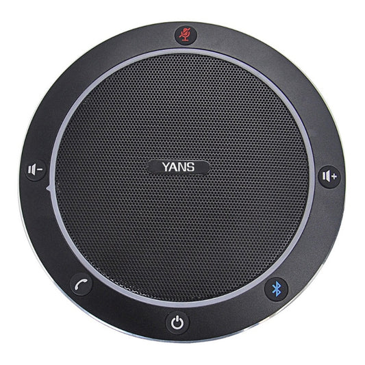 YANS YS-M61Y Video Conference Bluetooth Omnidirectional Microphone(Black) - Microphone by YANS | Online Shopping UK | buy2fix