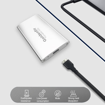 Goldenfir NGFF to Micro USB 3.0 Portable Solid State Drive, Capacity: 120GB(Silver) - Computer & Networking by Goldenfir | Online Shopping UK | buy2fix