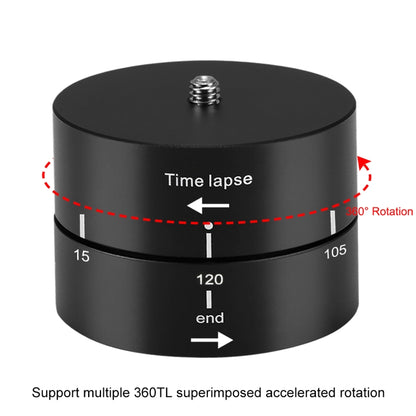 PULUZ 360 Degrees Panning Rotation 120 Minutes Time Lapse Stabilizer Tripod Head Adapter for GoPro HERO10 Black / HERO9 Black / HERO8 Black / HERO7 /6 /5 /5 Session /4 Session /4 /3+ /3 /2 /1, Xiaoyi and Other Action Cameras - Camera Accessories by PULUZ | Online Shopping UK | buy2fix