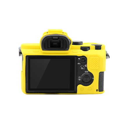 PULUZ Soft Silicone Protective Case for Sony ILCE-7MII / 7SMII / 7RMII(Yellow) - Protective Case by PULUZ | Online Shopping UK | buy2fix