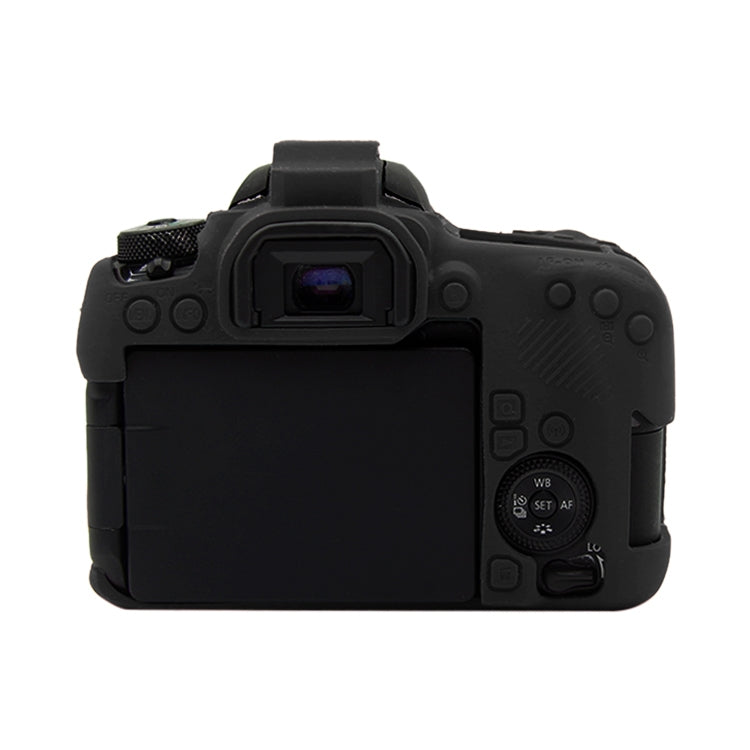 PULUZ Soft Silicone Protective Case for Canon EOS 77D(Black) - Protective Case by PULUZ | Online Shopping UK | buy2fix