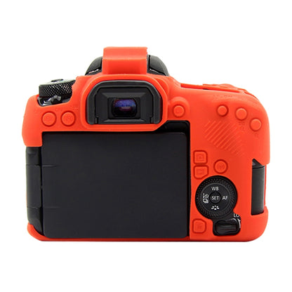 PULUZ Soft Silicone Protective Case for Canon EOS 77D(Red) - Camera Accessories by PULUZ | Online Shopping UK | buy2fix