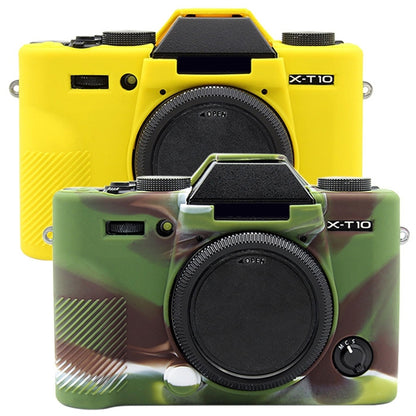 PULUZ Soft Silicone Protective Case for FUJIFILM X-T20(Yellow) - Camera Accessories by PULUZ | Online Shopping UK | buy2fix