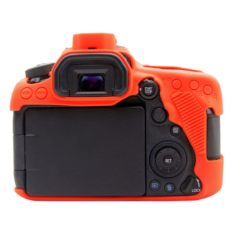 PULUZ Soft Silicone Protective Case for Canon EOS 90D(Red) - Camera Accessories by PULUZ | Online Shopping UK | buy2fix