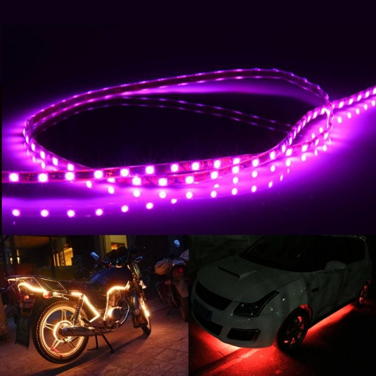 5 PCS Normally-on Style 45 LED 3528 SMD Waterproof Flexible Car Strip Light for Car Decoration, DC 12V, Length: 45cm - In Car by buy2fix | Online Shopping UK | buy2fix