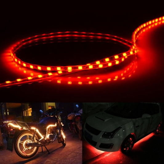 5 PCS Flow Style 45 LED 3528 SMD Waterproof Flexible Car Strip Light for Car Decoration, DC 12V, Length: 45cm - In Car by buy2fix | Online Shopping UK | buy2fix