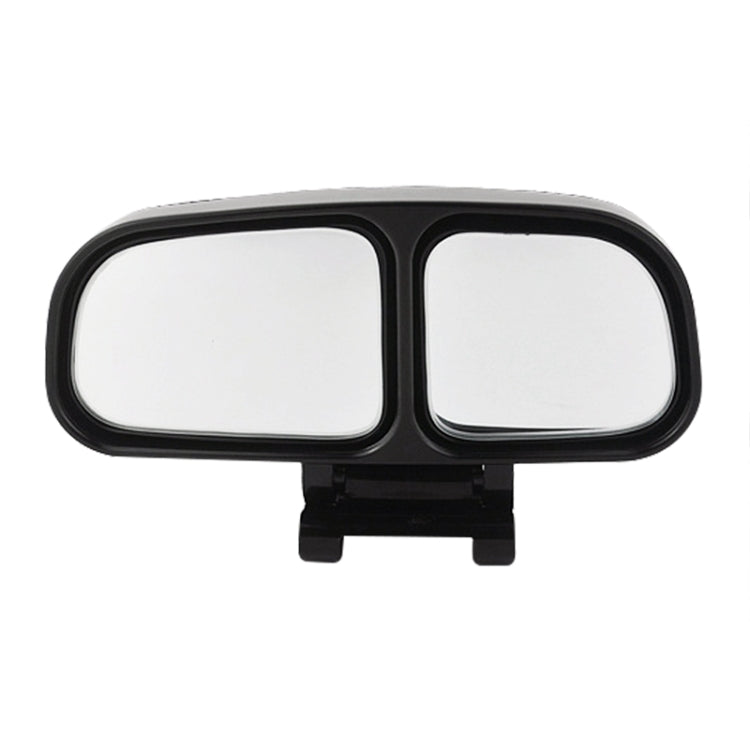 Left Side Rear View Blind Spot Mirror Universal adjustable Wide Angle Auxiliary Mirror(Black) - Convex Mirror & Accessories by buy2fix | Online Shopping UK | buy2fix