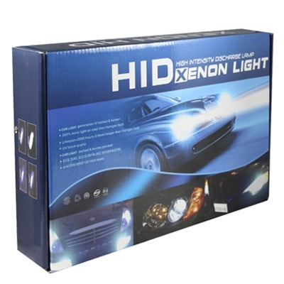 DC12V 35W 9007/9004-3 HID Xenon Light Single Beam Super Vision Waterproof Head Lamp with One Cable, Color Temperature: 6000K, Pack of 2 - In Car by buy2fix | Online Shopping UK | buy2fix
