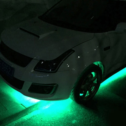 10 PCS 60cm 30 LED Waterproof Flexible Car Strip Light, DC 12V(Green Light) - In Car by buy2fix | Online Shopping UK | buy2fix