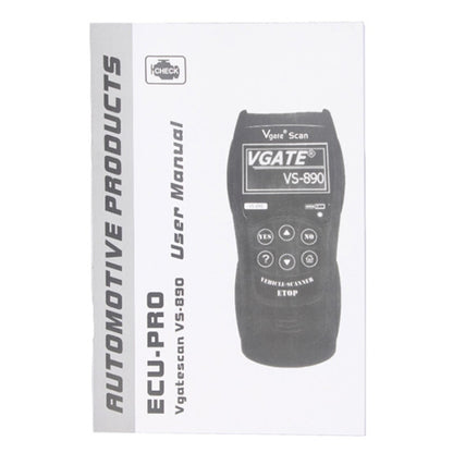 Vgate VS890 Professional Diagnostic Code Scanner Tool, Supported Multi Languages - Code Readers & Scan Tools by Vgate | Online Shopping UK | buy2fix