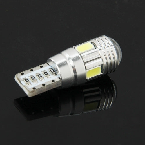 T10 2W White 130LM 6 LED SMD 5730 Backup Reverse Light Turn Signal Bulb for Vehicles, DC 12V - In Car by buy2fix | Online Shopping UK | buy2fix