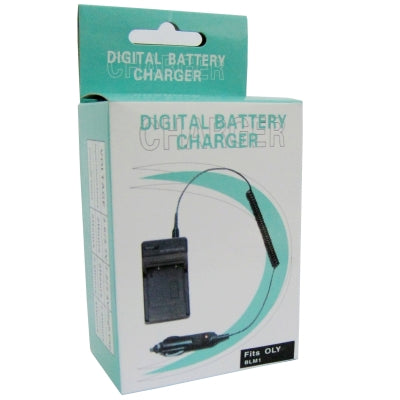 Digital Camera Battery Charger for OLYMPUS BLM1(Black) - Camera Accessories by buy2fix | Online Shopping UK | buy2fix