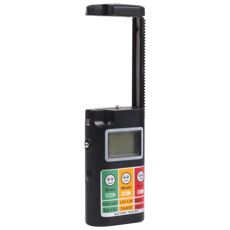 Digital LCD Screen Battery Tester for R20S / R14S / R6S / R03 / R1 / Button / 6F22(Black) - Consumer Electronics by buy2fix | Online Shopping UK | buy2fix
