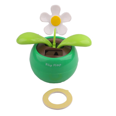 Solar Flip Flap Flower, Random Flower Color Delivery(Green) - Ornaments by buy2fix | Online Shopping UK | buy2fix