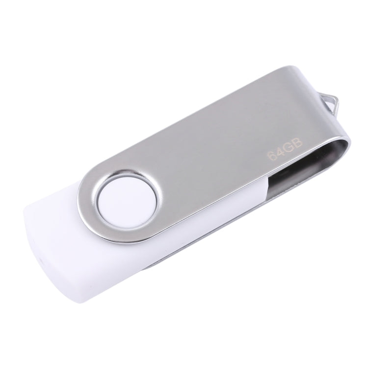 64GB Twister USB 2.0 Flash Disk(White) - USB Flash Drives by buy2fix | Online Shopping UK | buy2fix