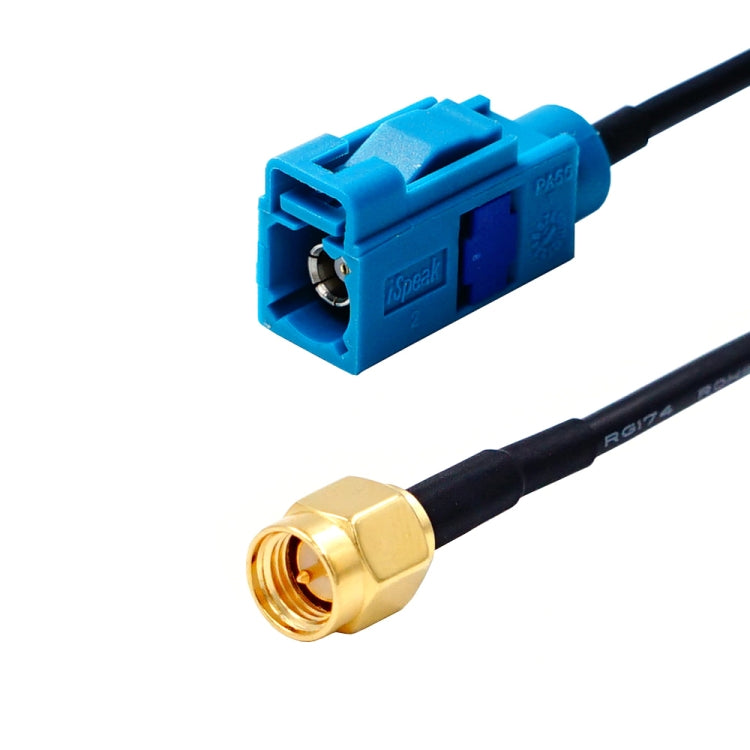 Fakra Z Female to SMA Male Connector Adapter Cable / Connector Antenna(Blue) - In Car by buy2fix | Online Shopping UK | buy2fix