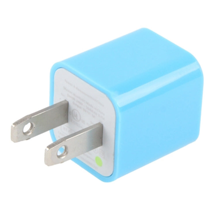 US Plug USB Charger(Blue) - Apple Accessories by buy2fix | Online Shopping UK | buy2fix