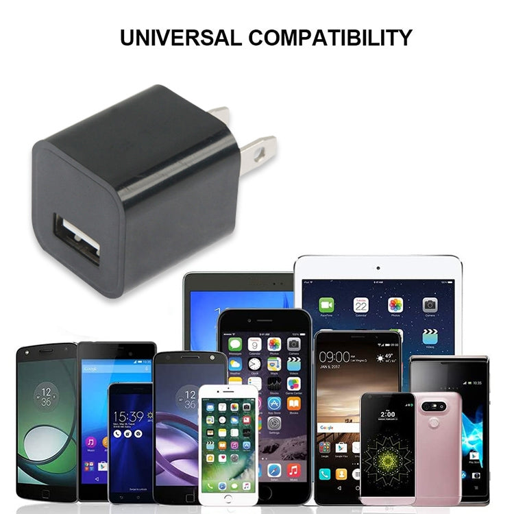 US Plug USB Charger(Blue) - Apple Accessories by buy2fix | Online Shopping UK | buy2fix