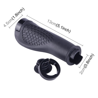 OQSPORT 2 PCS Bike Hand Grips Covers Bilateral Lock MTB Bicycle Anti-slip Handlebar Grips(Black) - Outdoor & Sports by buy2fix | Online Shopping UK | buy2fix